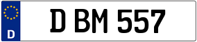 Truck License Plate